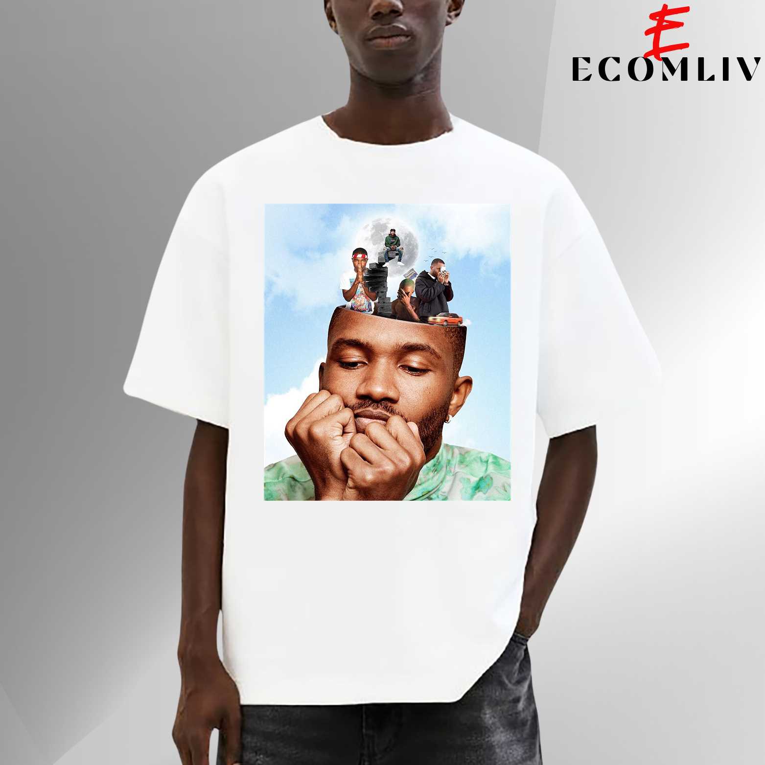 Frank Ocean Bold Retro Tee, Aesthetic Music Shirt, Unisex T‑shirt